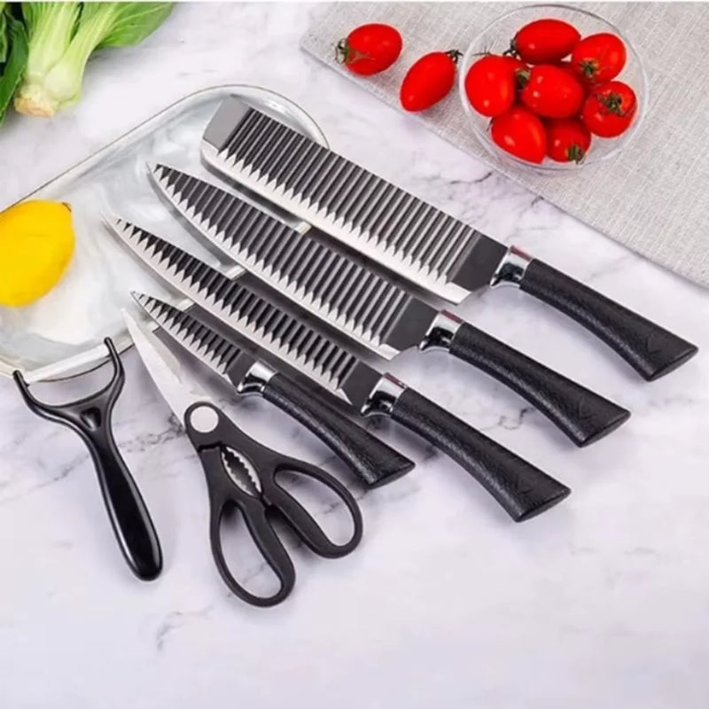 Kit completo de facas de cozinha profissionais