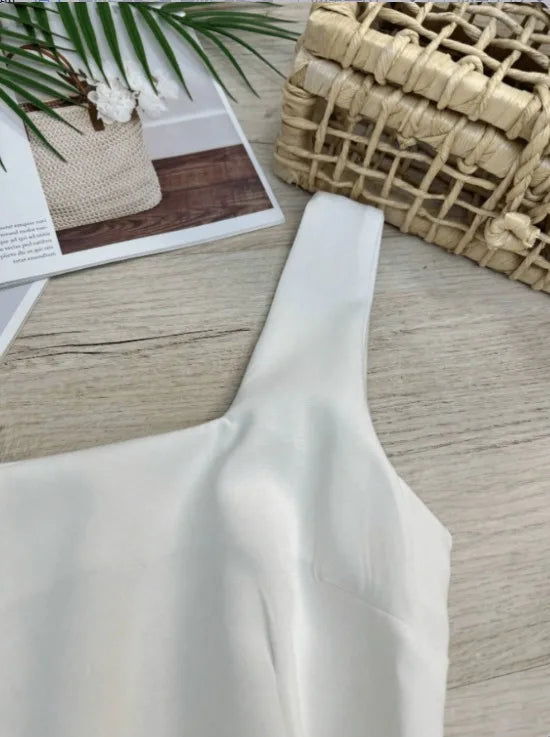 Vestido Feminino Elegante ALFAIATARIA com Cinto e Zíper Lateral verao