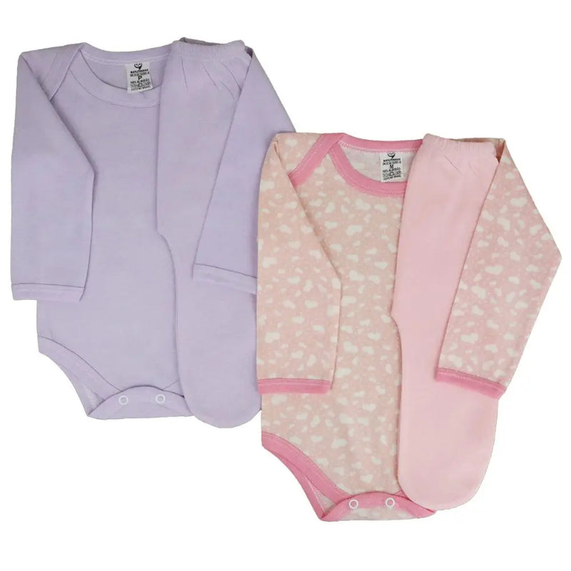 Body Bebê+mijão Liso E Estampado Kit Com 13 Roupas