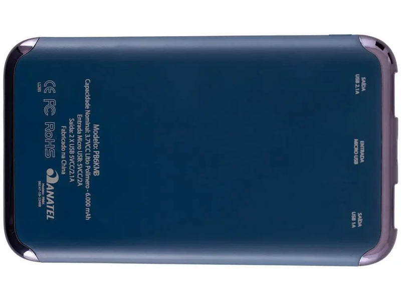 Carregador Portátil  6000mAh