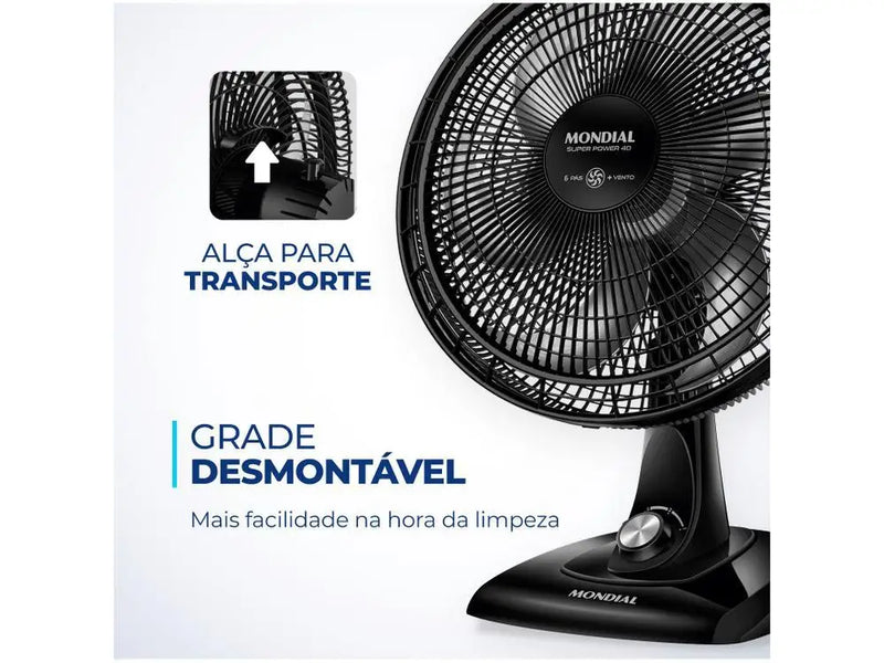 Ventilador de Mesa Mondial