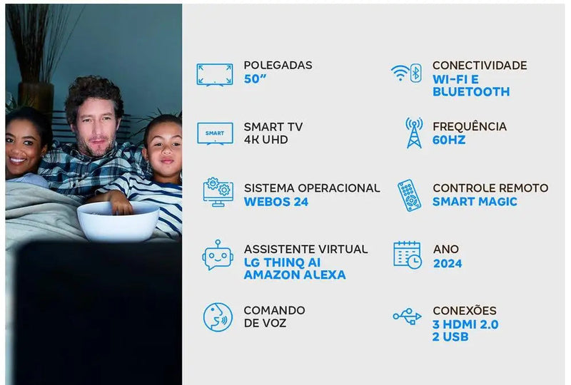 SMART TV 4K 50´´ LG UHD