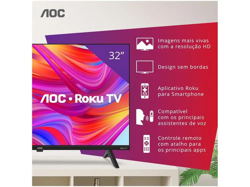SMART TV 32 HD AOC ROKU