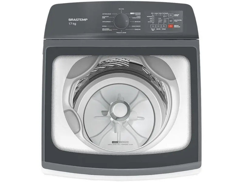Máquina de Lavar Brastemp 17kg Cesto Inox 110V