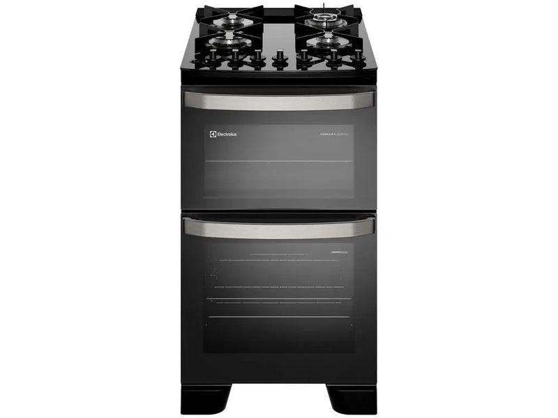Fogão 4 Bocas com Mesa de Vidro Electrolux Preto