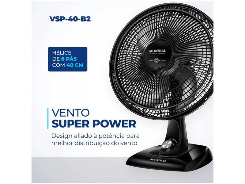 Ventilador de Mesa Mondial