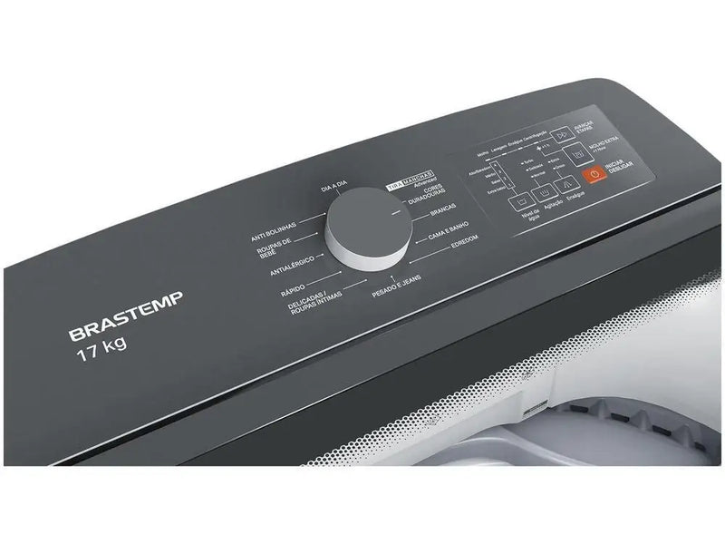Máquina de Lavar Brastemp 17kg Cesto Inox 110V