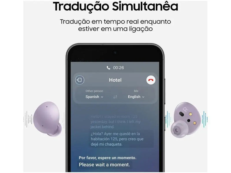 Fone de ouvido Samsung Bluetooth
